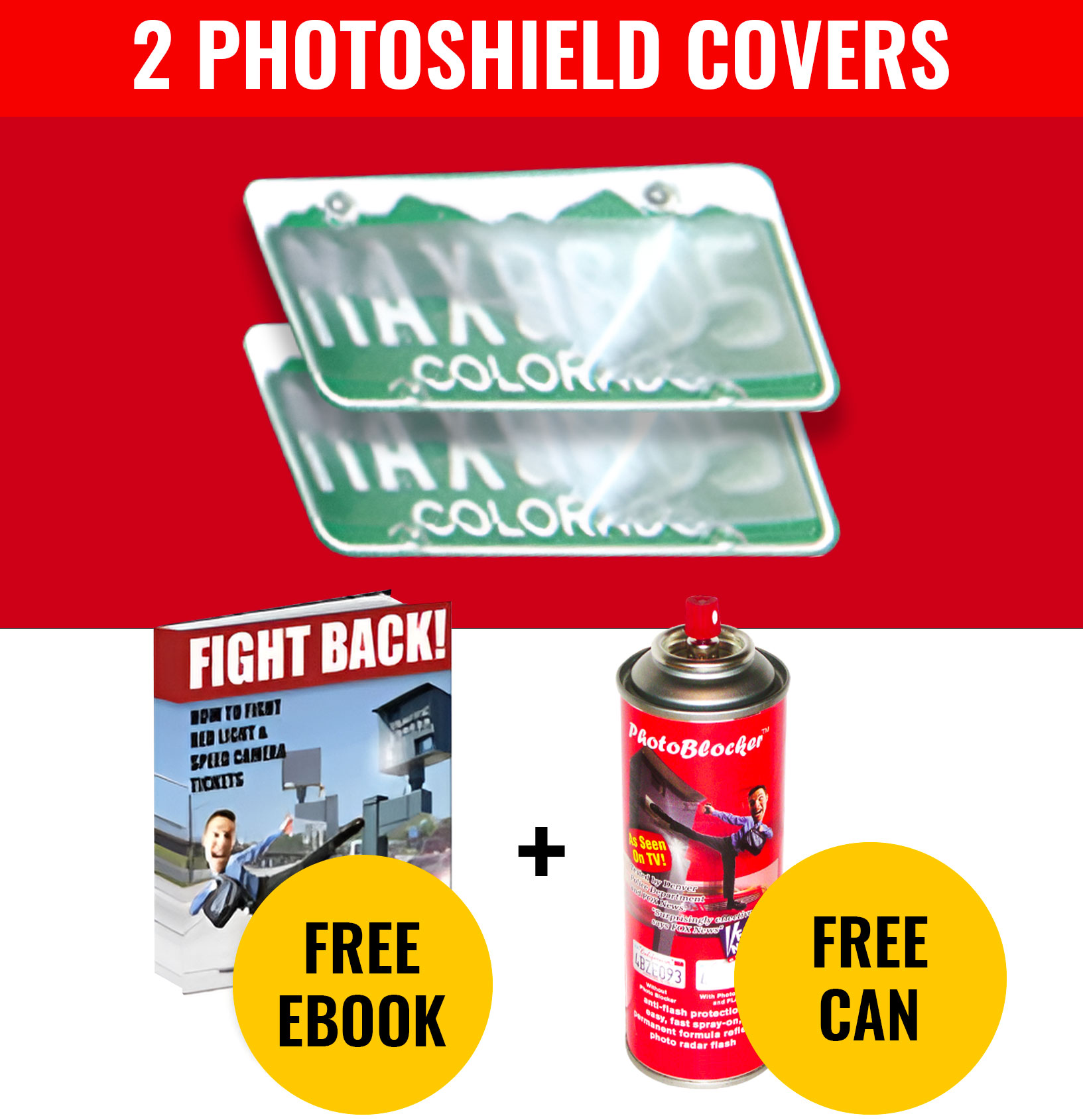 (Best Selling Combo) PhotoShield Cover: Buy 2 Get 1 Can of PhotoBlocker + FREE Shipping. Proven To Work.  Tested. Media Tested. Free eBook. Free . MOST POPULAR.