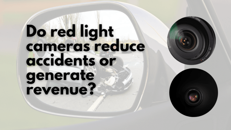 Do red light cameras reduce accidents or generate revenue?